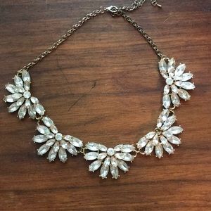 Rhinestone statement necklace